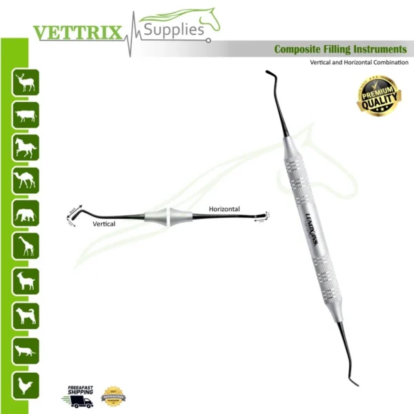 Dental Composite Filling Instruments Vertical And Horizontal